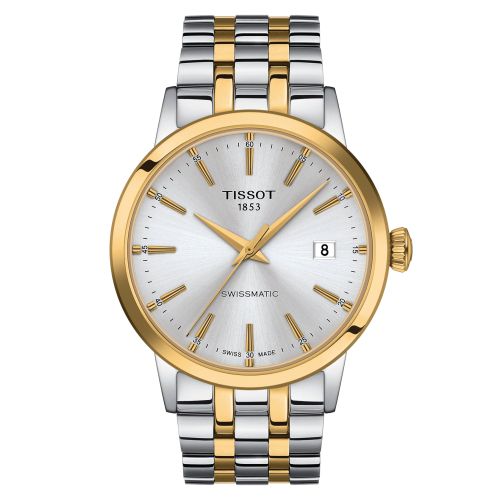 Tissot Dream Swissmatic 42 Stainless Steel - Yellow Gold / Silver / Bracelet